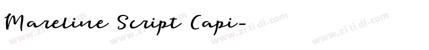 Mareline Script Capi字体转换 Mareline Script Capi字体转换